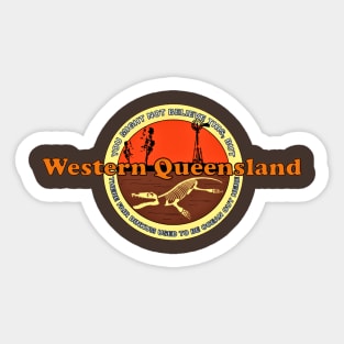 Western Queensland Sticker